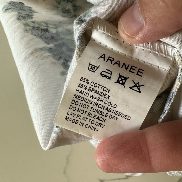 Aranee White Floral Dress size XXL - Picture 6 of 6